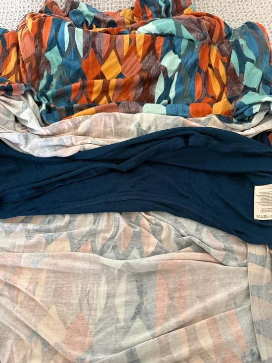 Anthropologie Maeve Boho Multi-Color Geometric Maxi Dress women’s Sz small - Picture 7 of 7